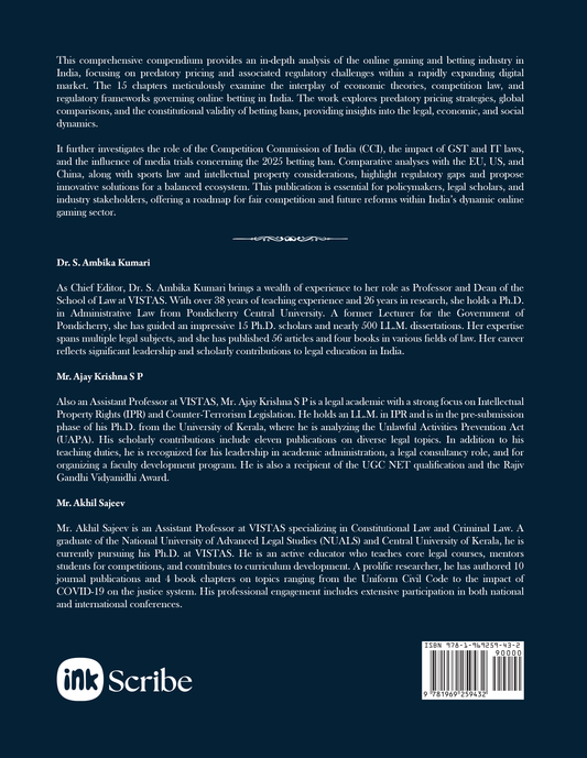 Predatory Pricing and Regulation on Online Betting Games in India