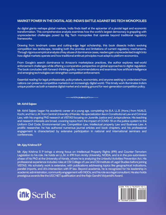 MARKET POWER IN THE DIGITAL AGE