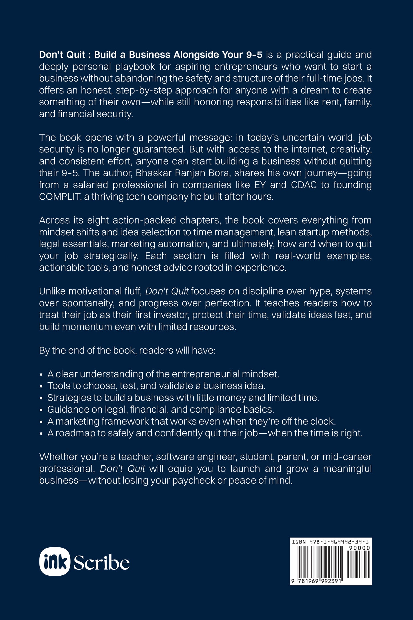 DON’T QUIT: Build a Business Alongside Your 9–5