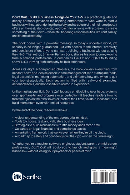 DON’T QUIT: Build a Business Alongside Your 9–5