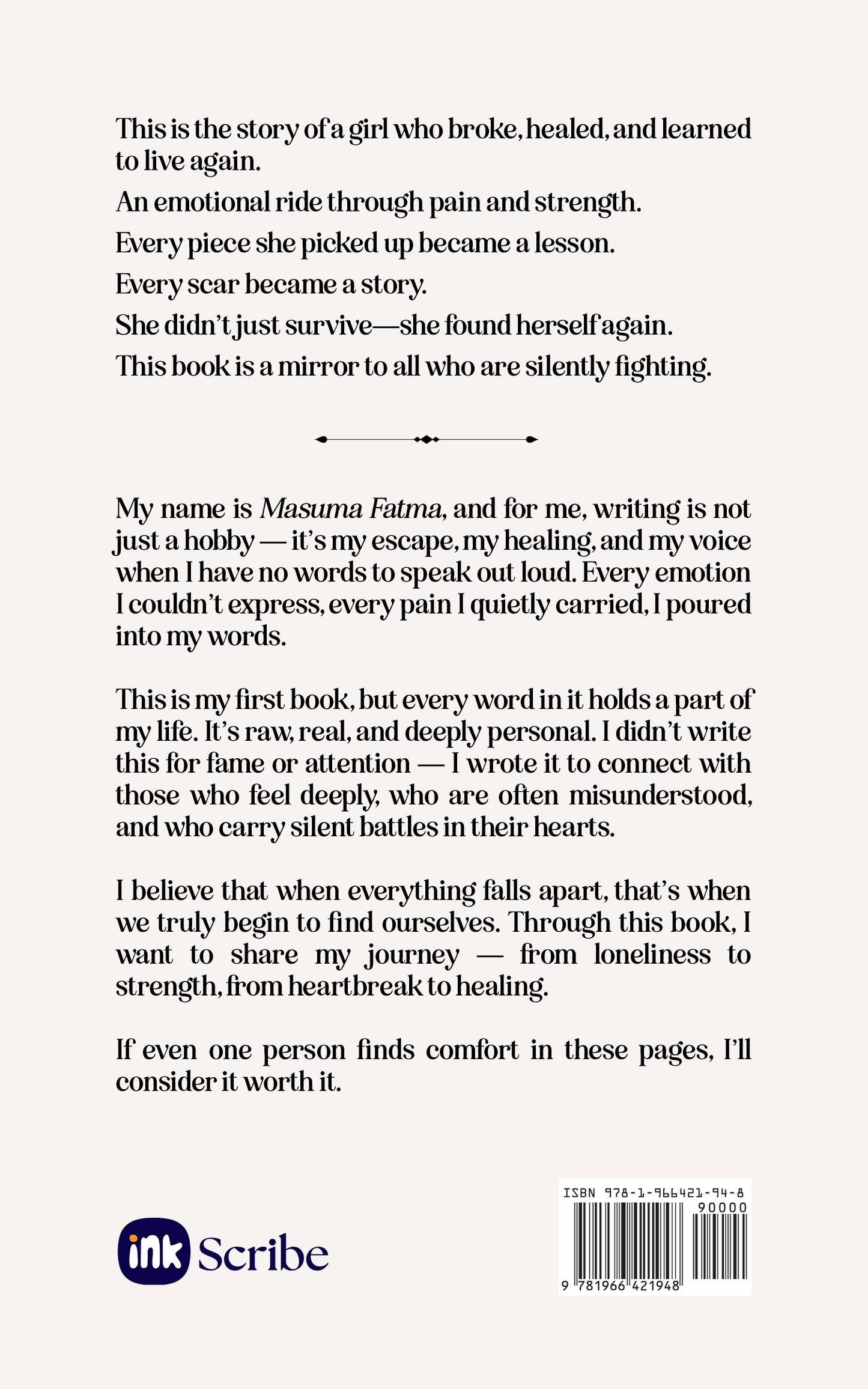 The Pieces I Picked Up Alone: A Journey Through Pain, Trust, and Healing