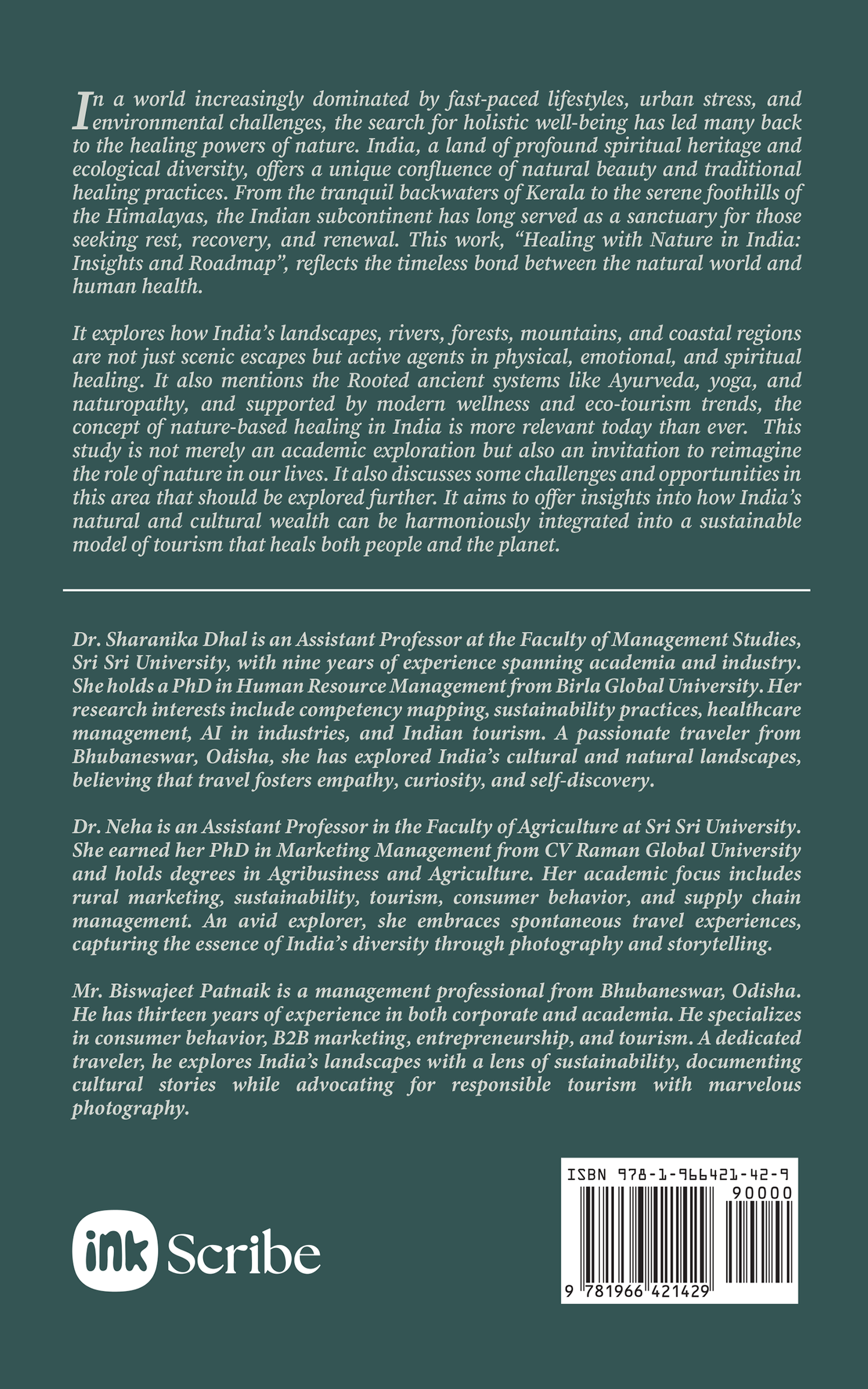 Healing with Nature in India:  Insights and Roadmap